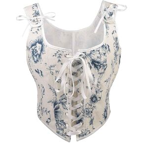 Women's Renaissance Corset Bustier Tops for Women