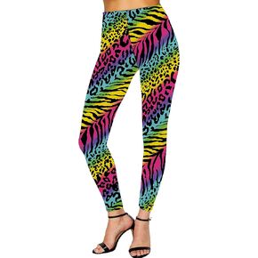 ديروز نساء عيد الميلاد ماردي غرا طماق مخططة عيد الحب Legging