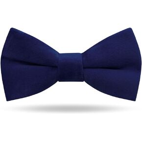 Velvet Bow Ties for Boys, Adjustable Pre-Tied Bow Tie Solid Color Bowtie for Kids Toddler Child Wedding Party School