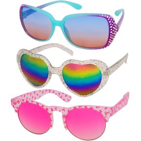 نظارات Tigerdoe Kids Sunglass - 3 أجهزة كمبيوتر - مستقطبة - نظارة شمسية للأشعة فوق البنفسجية والفتيات - إكسسوارات الشاطئ