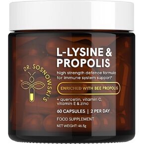 Dr Sosnowski's Bees Knees Bone Health Ultimate Support for Inflammation Relief, with Collagen, Vitamin C, Turmeric and Bee Propolis | Vegetable Capsules, 60ct