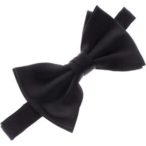 بلدي Lello Classic Classic Satin Bow Tie Bo Bow Tie Stox Tuxedo Style Solids For Baby و Kids & Men