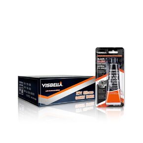 صانع الحشية مستشعر درجة حرارة عالية آمنة محايدة RTV Silicone Sealant غير التآكل لربط محركات الاحتراق الداخلي ، والتوربينات البخارية ، وأجزاء محرك السيارات 12 ٪ (رمادي)