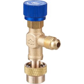 HONGSEN Low Loss Fittings HVAC Tools,HS-1221, Mini Split Air Conditioner Manifold, Refrigerant Charging Valve Compatible with R410A Refrigerant