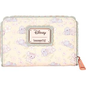 Loungefly Disney Cute Stitch Cherry Blossom Zip Around Wallet