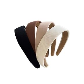 SHENHE Women's 4Pcs Headbands Fashion Non Slip Trendy Wide Hair Bands Accessories Multicolor One-Size