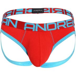 Andrew Christian CoolFlex Modal Brief Jock w/Show-It, Red, Large