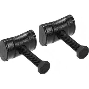 2 PCS Torsion Bar Key Adjuster Block Nuts with Bolts, Full Thread Torsion Bars Key, Replace OEM #11561233 15530026, Fit for Chevy Silverado Suburban Tahoe GMC Sierra Cadilla Escalade (Black)