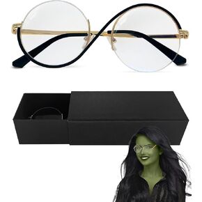 ألفيابا نظارات الأزياء الساحرة الساحرة الساحرة السحرة Round Circle Movie Merch Halloween Cosplay for Women