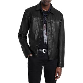 John Varvatos Men's Terrance Trucker Jacket