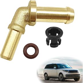 موصل خرطوم ماء ترموستات LR048474 C2Z28258 LR049990 متوافق مع Land Rover Sport Range Rover ، Jaguar XJ XF XK 4 Velar 3.0 V6 5.0 V8