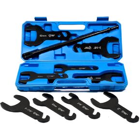 10Pcs Pneumatic Fan Clutch Wrench Set Removal Tool Kit, Auto Repair Spanner Kit Installs Fan Clutch Compatible with Ford, GM and Jeep Vehicles