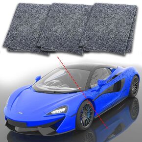 3 PCS Nano Sparkle Cloth for Car Scratches - Automotive Nano Magic Cloth - Ideal for All Car Finishes, Quickly Eliminates Minor Scratches and Enhances Gloss