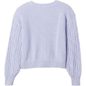 GAP Girls' Cable Crewneck Sweater