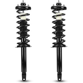 Rear Struts Shocks for Honda Accord 2008 2009 2010 2011 2012 Left & Right Shock Coil Spring Suspension Assembly Kit Replace for 172563 15180