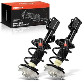 A-Premium Front Pair (2) Complete Strut & Coil Spring Assembly Compatible with Mercedes-Benz C117 Series CLA250 2014 2015 2016 2017 2018, FWD, Driver and Passenger Side, Replace# 18-920749