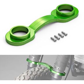 Black Aluminum Motorcycle Front Suspension Stabilizer Compatible with Kawasaki KLR650 2008-2024, Anodization, CNC-machined, Fork Brace Fork Stabilizer, KLR650 Fork Stabilizer