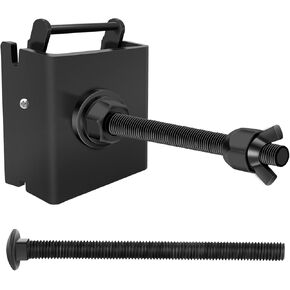 E Track Spare Tire Holder Mount for Enclosed Trailers, Spare Tire Carrier Bracket for Trucks, Garages, Warehouse and Semis, Upgraded E-Track Fittings Spare Wheel Carrier
