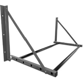ROBLOCK Folding Tire Wheel Rack Wall Mount Multi-Tire Spare Carriers Garage (32"-48") x 22" x 22", Red