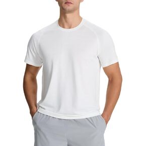 Men's Sun Protection Shirts Lightweight Athletic Quick Dry Rash Guard Cooling Tee with Silver Ion Tech