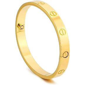 Women's bracelet 18K gold-plated buckle style love bracelet Christmas Valentine's Day birthday ladies gift