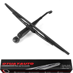 OTUAYAUTO Rear Windshield Back Wiper Arm Blade Set - Replacement for 2008-2015 Dodge Grand Caravan 2008-2009 Chrysler Town & Country
