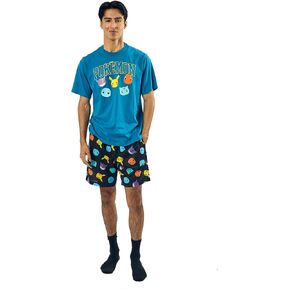 Pokemon Men's Short-Sleeve Tee and Sleep Shorts Set