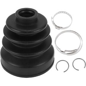 1 Set CV Joint Boot Kit for Honda Accord 2005-2007 Inner Constant Velocity Joint Boot W/Clamps No.44017S84C00 Black Rubber