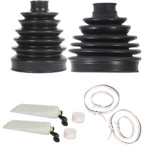 SCITOO CV Axle Boot Kit Front Pair Outer Inner cv joint fit 1999-2010 for Chevrolet Silverado 1500,2007 for Chevrolet Silverado 1500 Classic