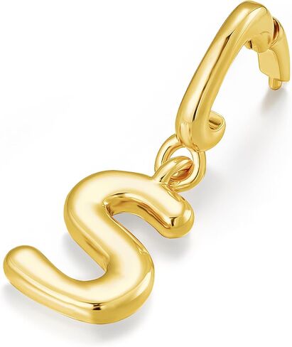 OVRUNS Initial Charm for Women,Letter Bracelet Necklace Charms Alphabet Pendant Charms With Clasp in Kuwait