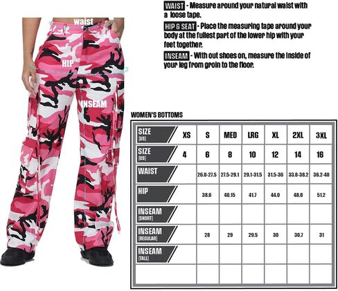 Women Y2k High Waisted Straight Leg Relaxed Fit Cargo Pants with 6 Pockets Streetwear Concert Dance Outfit in Kuwait