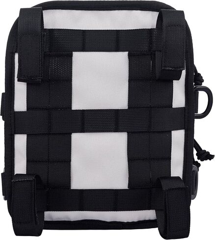 Universal Club Style Utility Molle Traveller Bar Handlebar T-Bar Bag Handle Bags, Fit For Harley Dyna Street Bob FXBB Softail Sportster, Tool Pouch Trunk Storage Bag, Black (DSCBB000-HD) in Kuwait