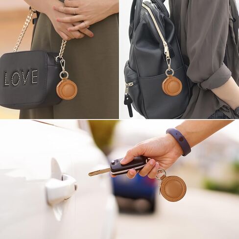 Jewelry Ring Holder Box with Keychain, Portable Gym Jewelry Storage Box Case, Small Travel Ring Earring Stud Necklace Storage Case (White) in Kuwait