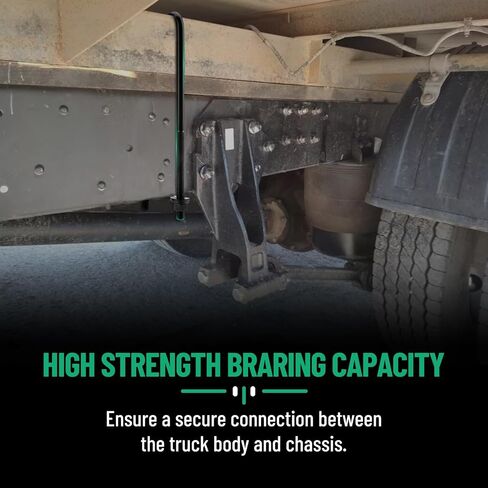12 inch Square Bend U-Bolt Kits, Heavy Duty Steel Square U-Bolts with 6 inch Tie Plates for Truck Chassis in Saudi Arabia