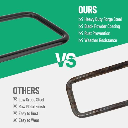 12 inch Square Bend U-Bolt Kits, Heavy Duty Steel Square U-Bolts with 6 inch Tie Plates for Truck Chassis in Saudi Arabia