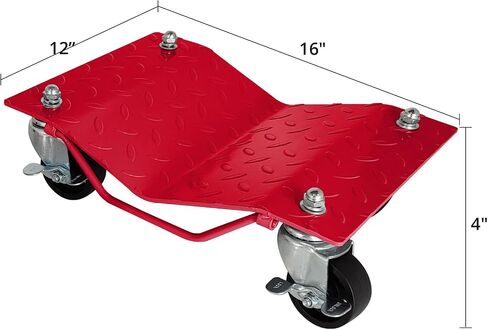 مجموعة دوللي عجلة من 4-6000 رطل ، و 16 "x12" للسيارات الثقيلة دمى متحركة مع 360 درجة من العجلات ، وعربات الإطارات للمرآب ، وإصلاح السيارات ، وتخزين السيارة in Kuwait