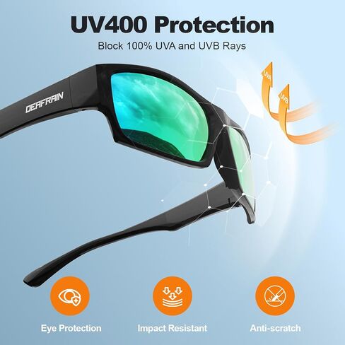 Kids Sunglasses Youth Boys Girls Polarized Unbreakable Flexible Sports Baseball Glasses for Teen Age 5-14 in Kuwait