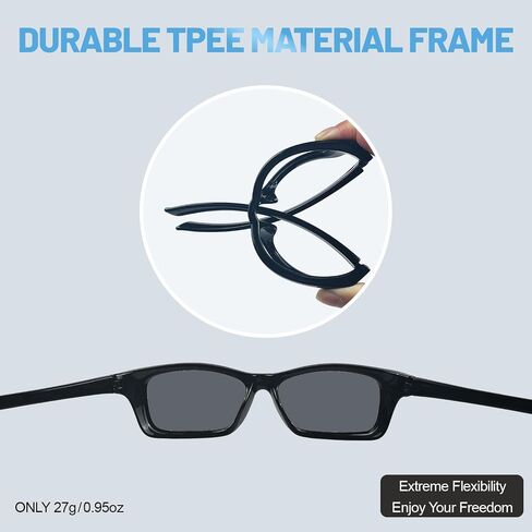 Kids Sunglasses Youth Boys Girls Polarized Unbreakable Flexible Sports Baseball Glasses for Teen Age 5-14 in Kuwait