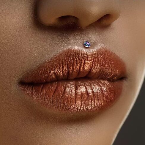 16G 18G Titanium Internal Thread CZ CZ STUD أقراط مسطحة ، سوداء سوداء تراغوس هولكس المحارة المجوهرات الثابتة للنساء 6 مم 8 مم 10 مم لابريت الأزرار 2pcs in Kuwait