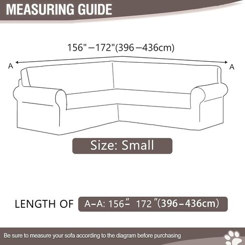 HDCAXKJ Sectional Couch Cover L Shape Stretch Sofa Covers Washable Jacquard Corner Couch Slipcover Non Slip Sectional Slip Cover U Shaped Furniture Protector for Pets Dogs (Charcoal Grey, X-Large) in Kuwait