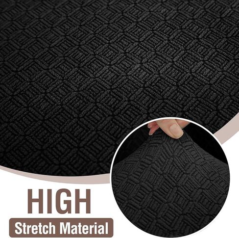 HDCAXKJ Sectional Couch Cover L Shape Stretch Sofa Covers Washable Jacquard Corner Couch Slipcover Non Slip Sectional Slip Cover U Shaped Furniture Protector for Pets Dogs (Charcoal Grey, X-Large) in Kuwait