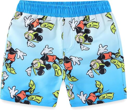 Disney Mickey Mouse Boys UPF 50+ Rash Guard and Swim Trunks Swimsuit for Infant, Toddler, and Big Kids in Saudi Arabia