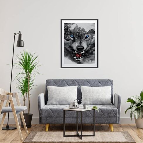 Mogtaa Starry Night Diamond Art Painting Kits للبالغين ، ومجموعات اللوحات الماس Canoe Moon للمبتدئين ، DIY 5D Diamond Dots Kits Landscape Gem Craft for Home Art Decor in Kuwait