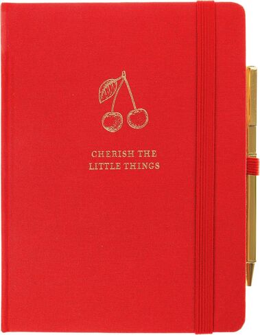 Graphique Bee المبطنة مجلة Plus Pen Luxe Collection ، دفتر Notes Hardcover للمذكرات للكتابة ، نقش رقائق الذهب ، 160 صفحة ، 6 "× 8" in Kuwait
