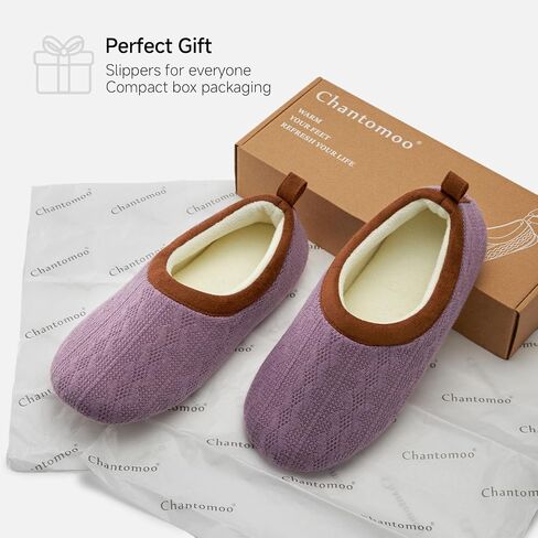 Chantomoo Womens Slippers Soft Sole Indoor Memory Foam Loafer Slippers in Saudi Arabia