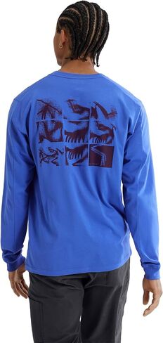 Arc'teryx Kragg SL Cotton Bird Tile Shirt LS Men's | Soft Cotton Climbing Shirt with Tiled Bird Graphic in Saudi Arabia