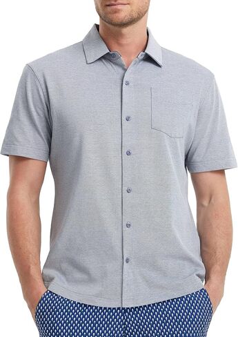 M MAELREG Button Down Shirt Men Moisture Wicking Dry Fit Pique Performence Cool Breathable Mens Summer Shirts Short Sleeve in Saudi Arabia