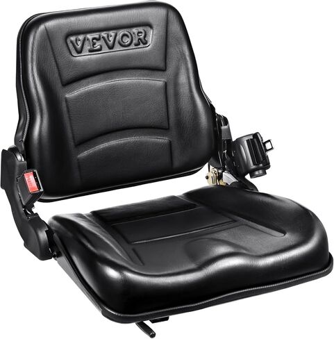 VEVOR Universal Forklift Seat Wrap Around,Universal Tractor Seat with Micro Switch, Adjustable Tractor Suspension Seat with Tilt Fits for John Deere, Ford, Massey Ferguson,New Holland Tractor in Saudi Arabia