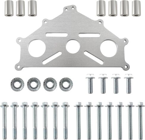 Engine Safe Stand Adapter Plate Compatible with Chevy Small/Big Block LS LT Engines Heavy Duty Support (Silver) in Saudi Arabia