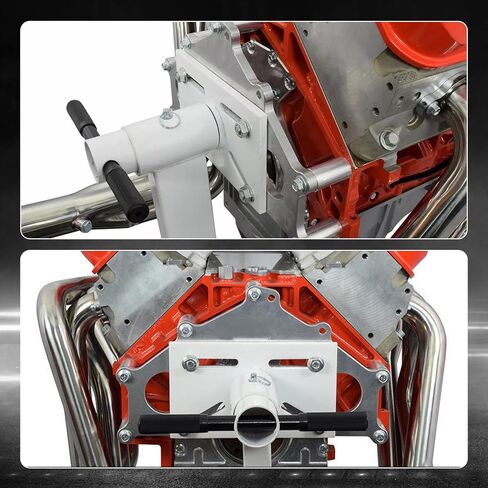 Engine Safe Stand Adapter Plate Compatible with Chevy Small/Big Block LS LT Engines Heavy Duty Support (Silver) in Saudi Arabia